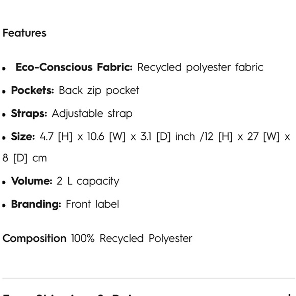 Quiksilver Jungler 1.5L Fanny Pack - Picture 5 of 5